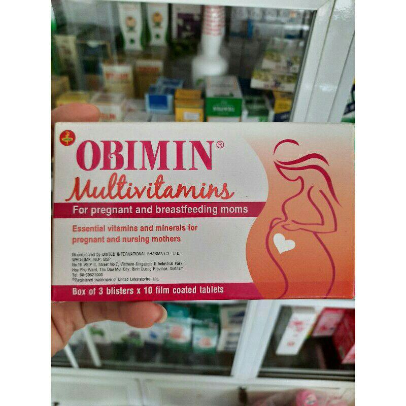 VIÊN UỐNG OBIMIN MULTIVITAMIN (30 VIÊN)