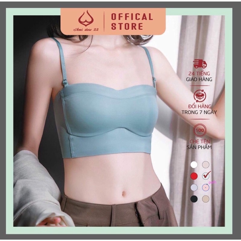 Áo Lót Định Hình Đúc Su Non Không Gọng Bản To 4 Móc 2027