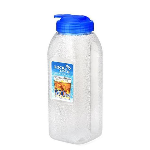 Bình nước Lock&Lock dung tích 900ml bằng nhựa tiện lợi - Hàng CHÍNH HÃNG