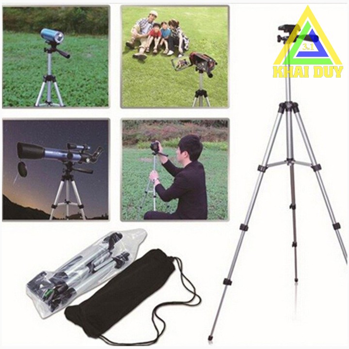 Giá Đỡ Tripod 3110 Ba Chân Kim Loại Có Gắn Ốc Chắc Chắn