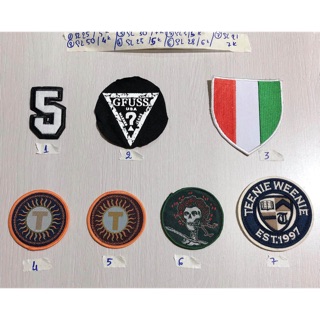 Set hình Sticker thêu hình logo hoạ tiết