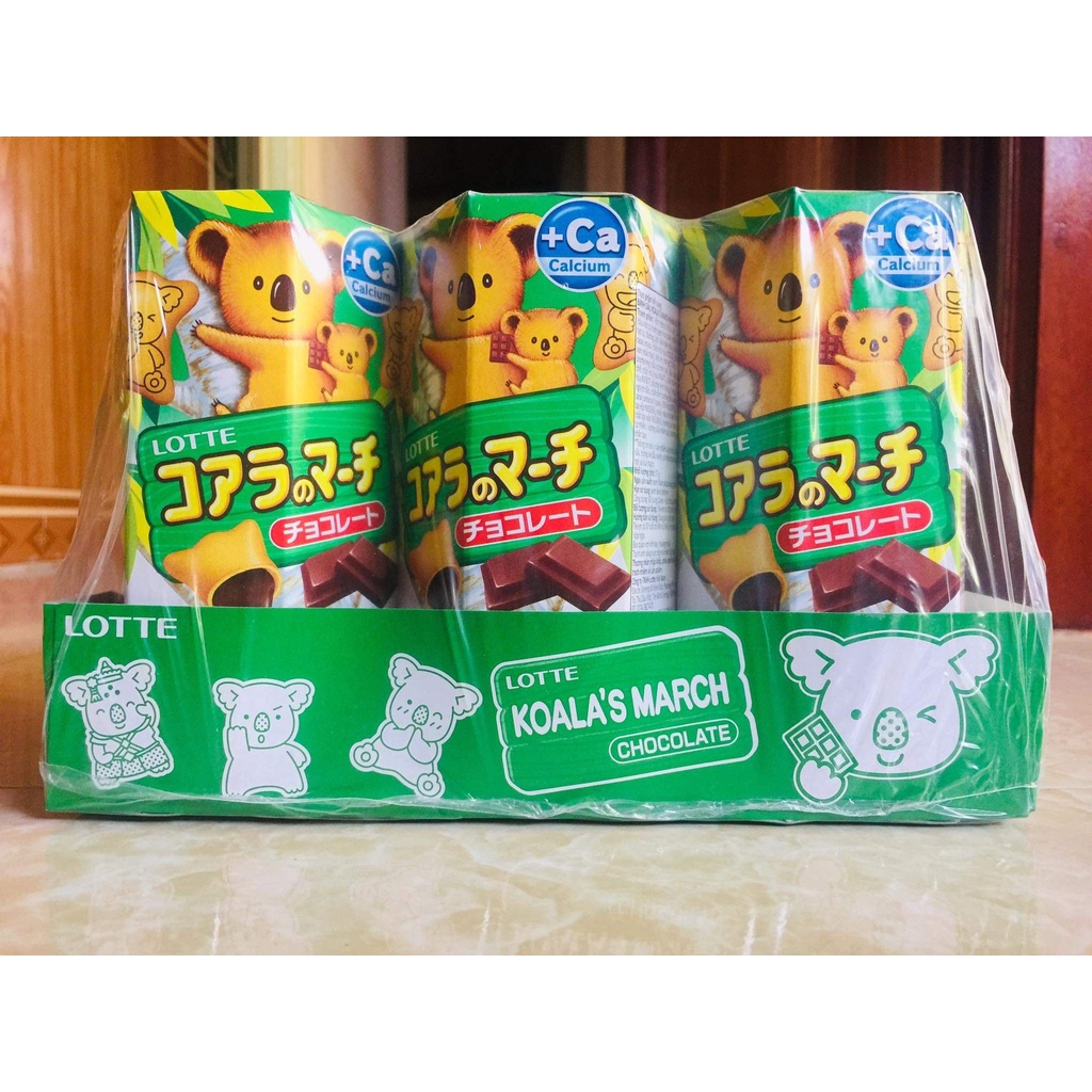Bánh gấu Lotte Koala’s March Bổ Sung CANXI
