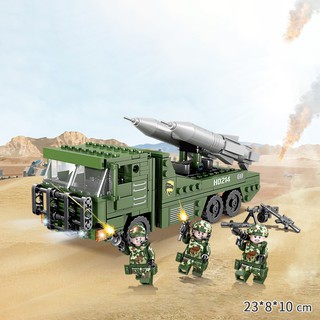 Đồ Chơi Lego Lắp Ghép - Lego Xe Quân Sự Tên Lửa Tấn Công -  391 Mảnh - Mã 84074