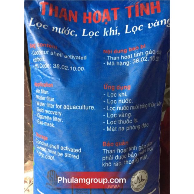 Than hoạt tính lọc nước, lọc khí,lọc bể cá -1kg