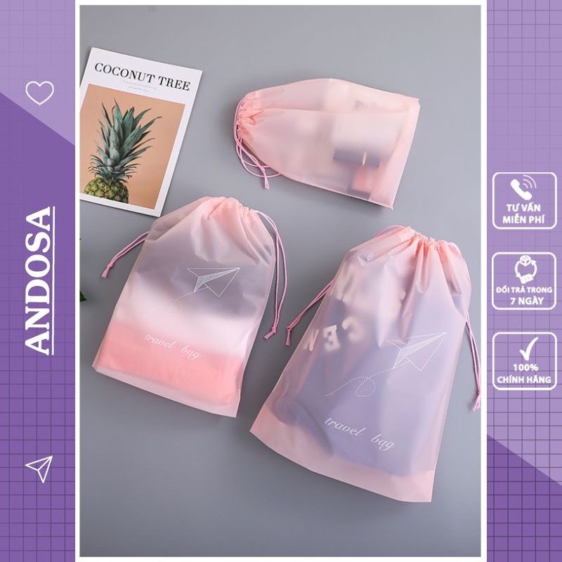 Túi dây rút đựng giày dép đồ mỹ phẩm quần áo chống nước du lịch ANDOSA TCN12