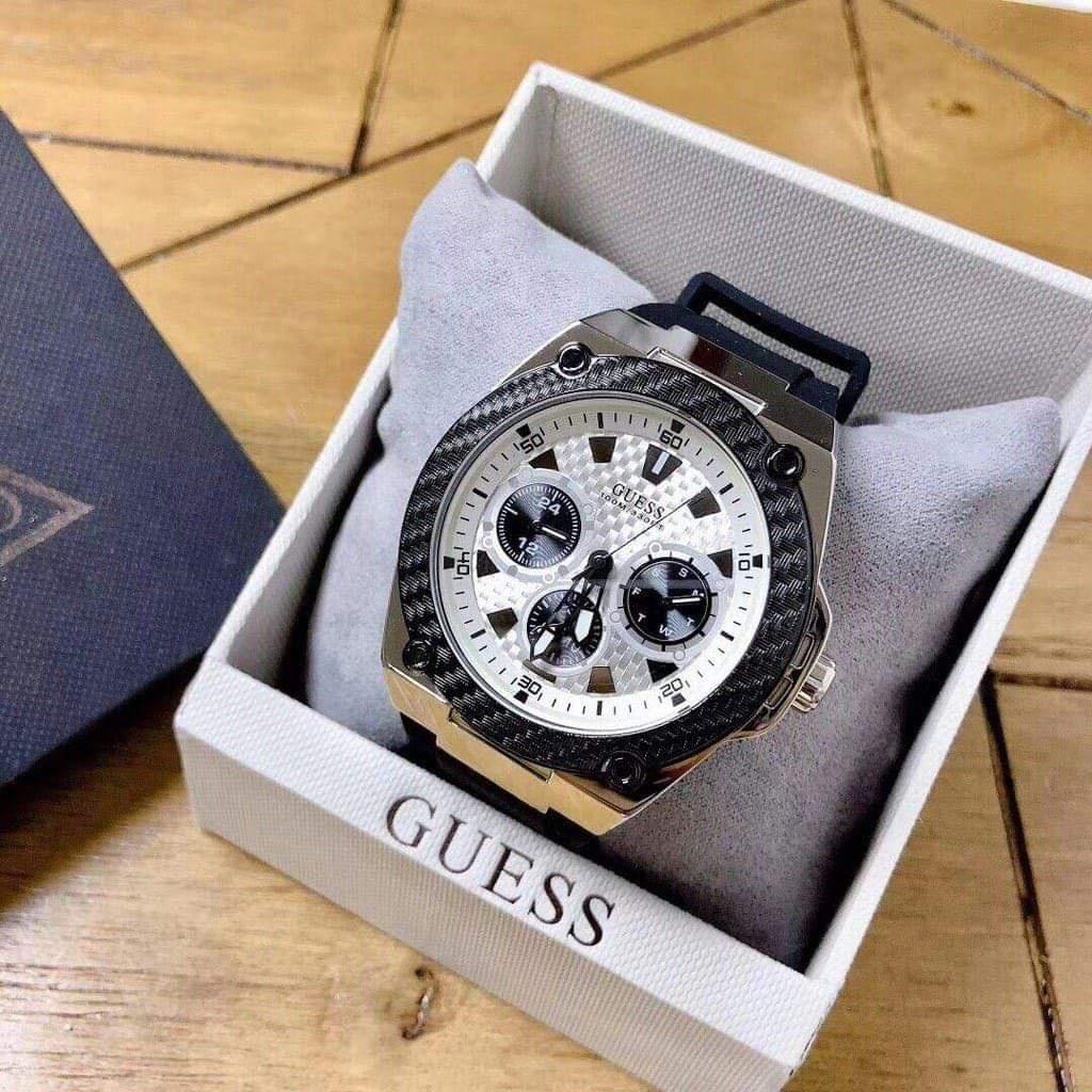 ĐỒNG HỒ CẶP GUESS LEGACY ANALOG WATCH WITH SILICONE BRACELET