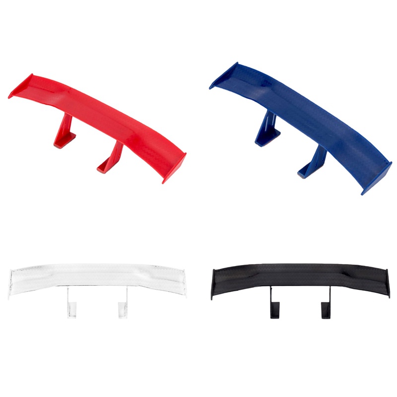 Phụ Kiện Cánh Gió Mini Bằng Sợi Carbon Màu Đen Đỏ Xanh Xám Trang Trí Đuôi Xe Hơi