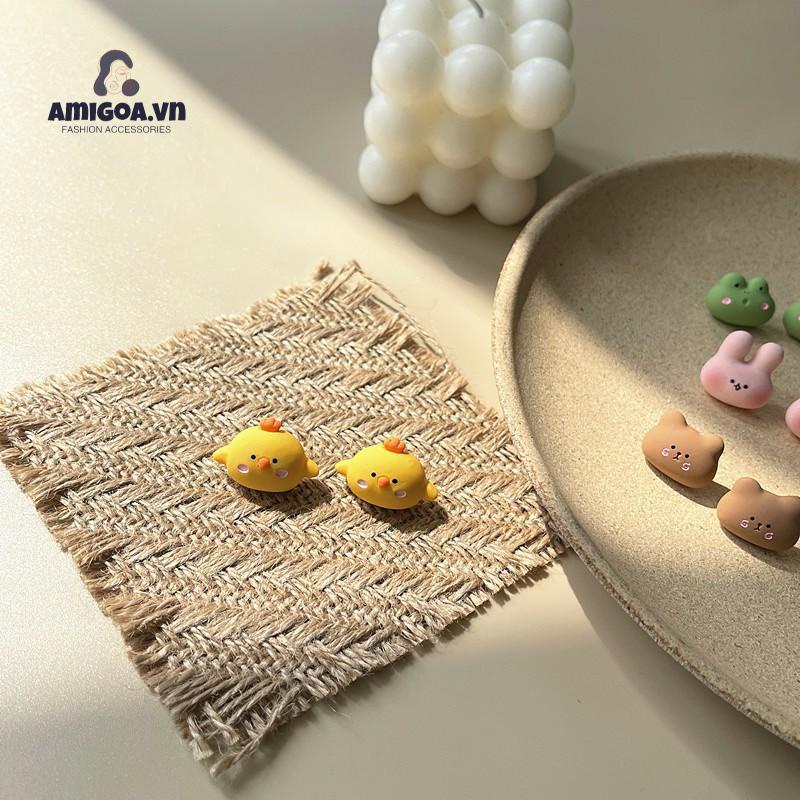 ✨✨Khuyên Tai Bạc 925 Hình Động Vật Dễ Thương