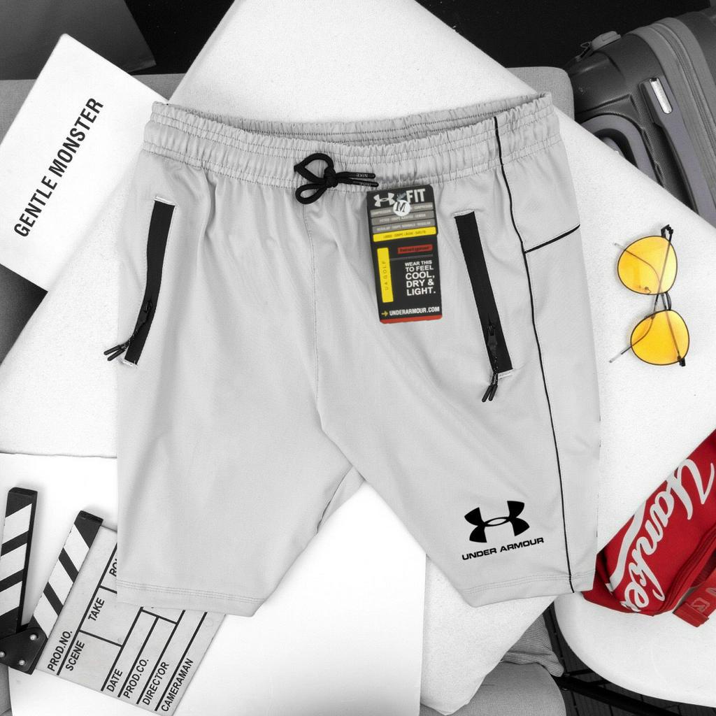 Quần short nam thể thao Kenstore Q01 chất liệu thun lạnh thể thao co giãn bốn chiều, hoạt động thể thao, chạy bộ, vận độ