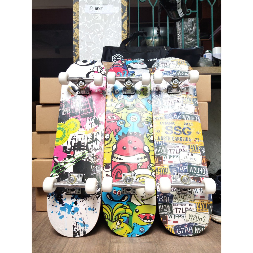 Ván trượt thể thao skateboard người lớn kích thước 80 x 20 cm