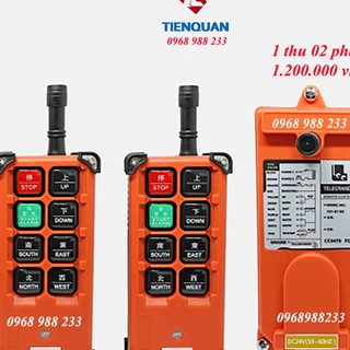 Bộ điều khiển cần trục, cẩu trục tay cẩu từ xa f21-e1b teleyding 1 thu - 2 phát