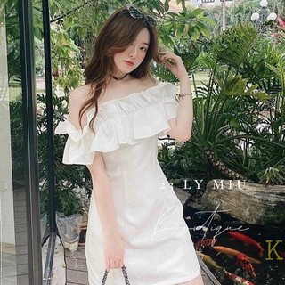 Đầm trễ vai bèo