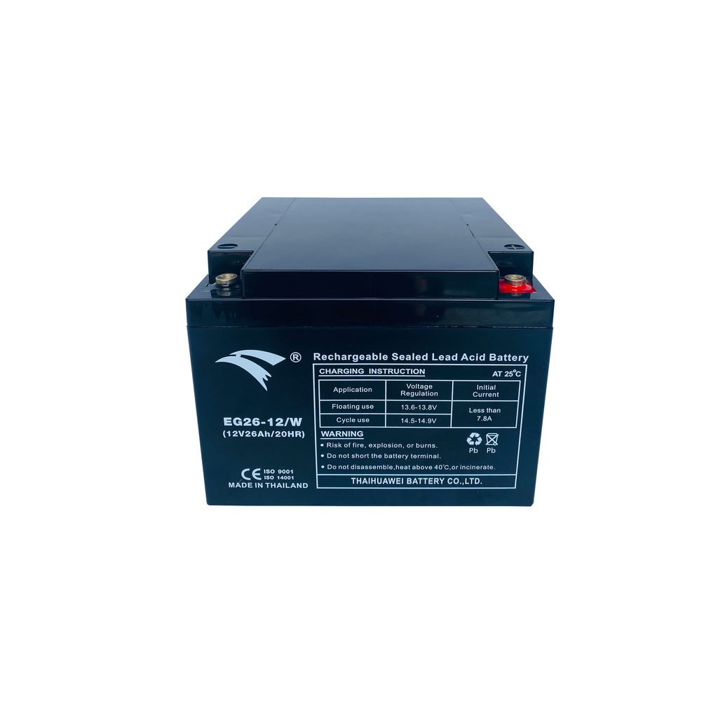 Ắc quy UPS, xe đạp điện Eagle 12V- 26Ah (EG26-12/W)