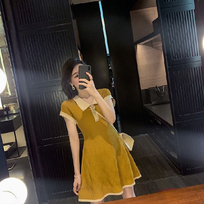 Đầm Dệt Kim Dáng Chữ A Phong Cách Retro Hàn Quốc | BigBuy360 - bigbuy360.vn