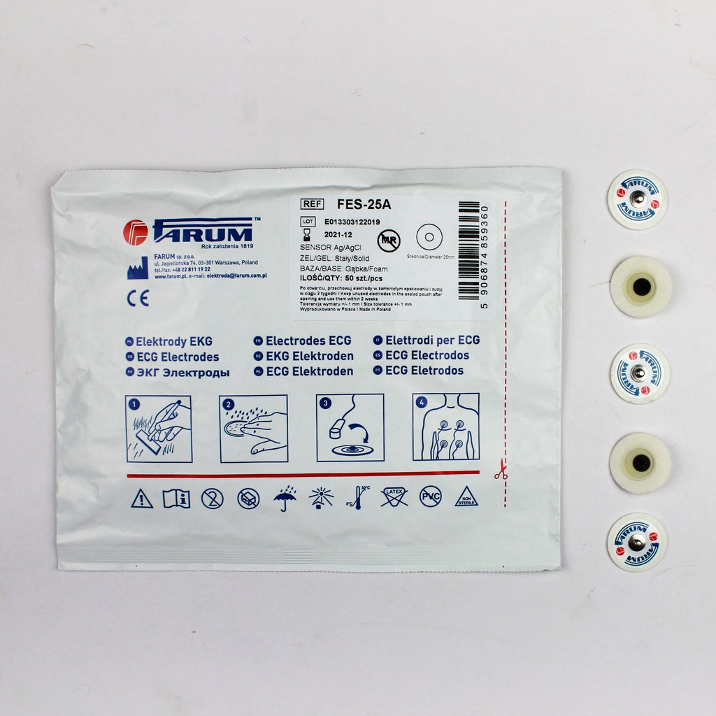 Miếng dán điện cực tim NGƯỜI LỚN/ TRẺ EM ECG Electrodes - FARUM