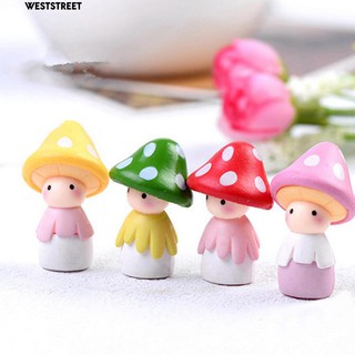 Mô hình cây nấm mini dễ thương trang trí vườn nhà