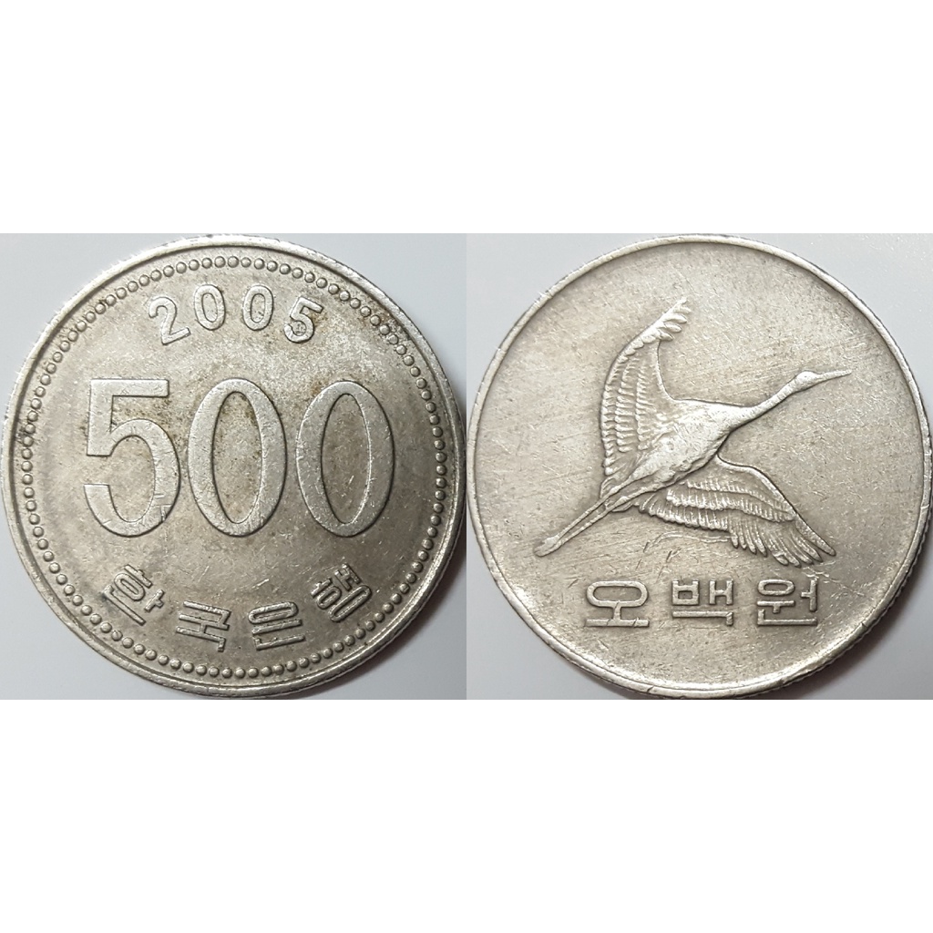 Đồng xu 500 Won Hàn Quốc (South Korea) 1982-Nay