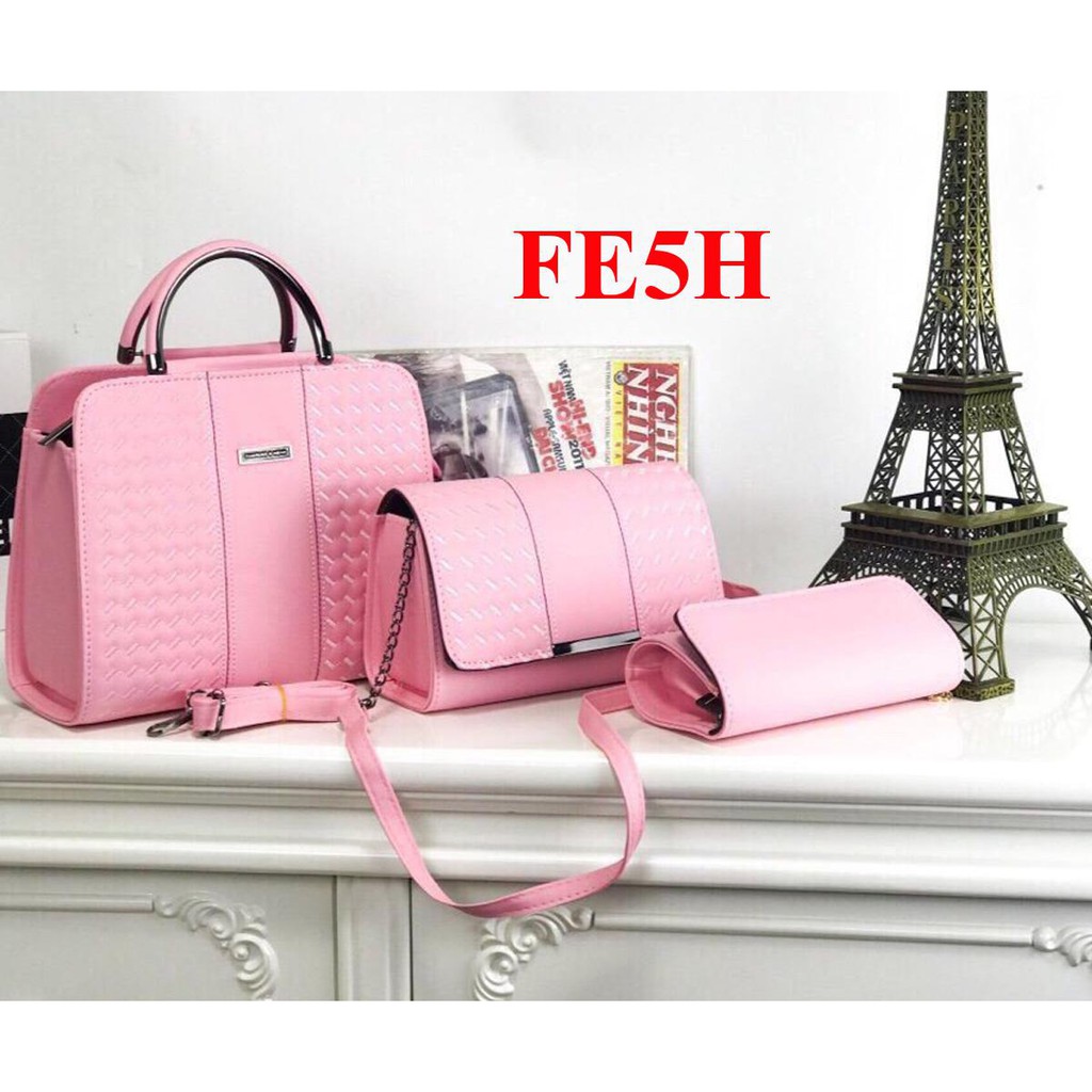 Bộ 3 Túi Xách Nữ FE5 Có 6 Màu