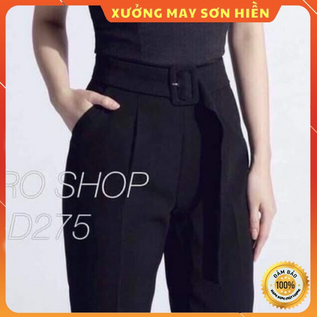 Quần Baggy Đai Vải Xưởng May Sơn Hiền MS3006