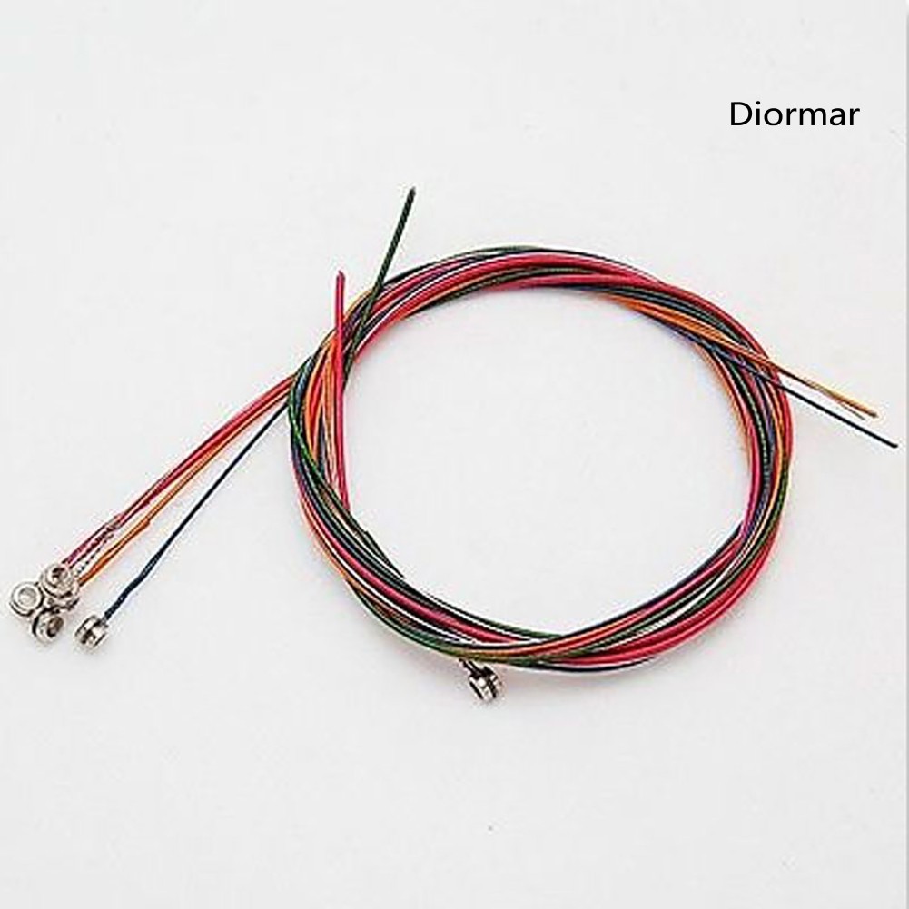 Bộ 6 dây đàn Guitar Acoustic chuyên dụng nhiều màu sắc