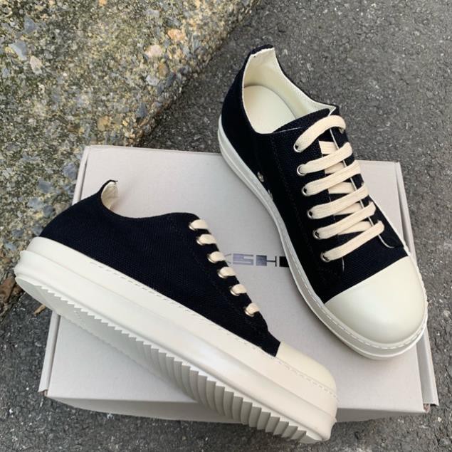 NEW- Chất -  [Số 1] | Ảnh Thật | Giày Rick Owens Low Bản 9803 Nam Nữ . RẺ VÔ ĐỊCH XCv ; ` * ! ` ' : ' # .