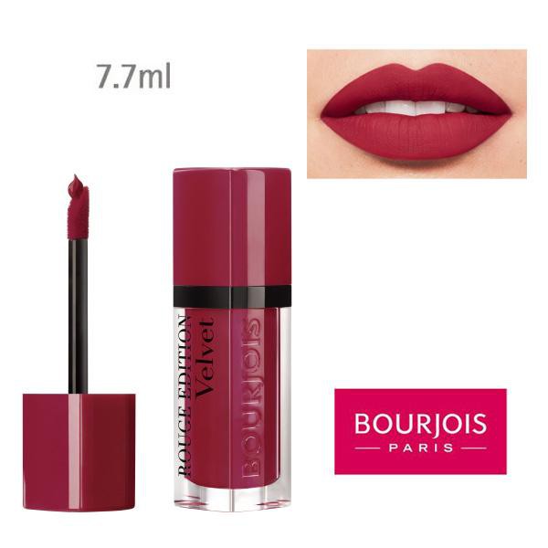 Son lì Bourjois Rouge Edition Velvet #08 Grand Cru - Sắc đỏ cherry