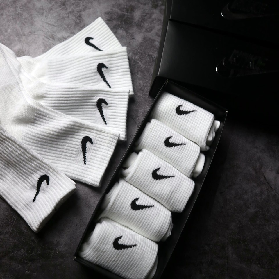 Vớ dệt kim, tất thể thao Nike, Adidas, Mizuno, Drew, Champion, Jordan hàng cổ cao, cổ trung dùng cho bóng đá, thời trang