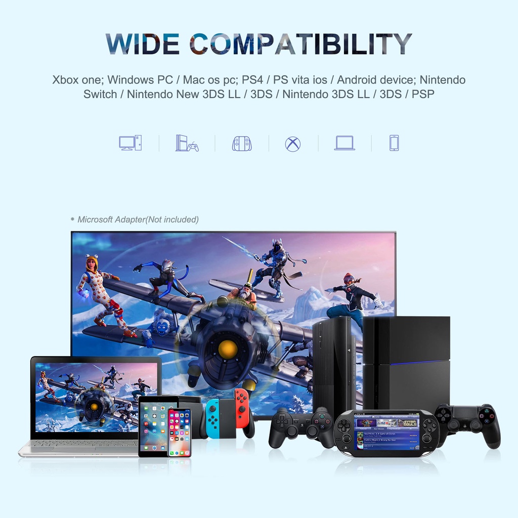 Tai nghe chụp tai chơi game có dây âm thanh nổi gắn trên đầu ONIKUMA G10 với micrô cho Máy tính/ PC - Gaming Headphone