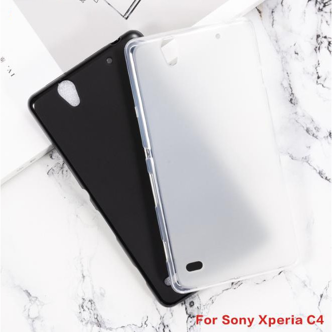 Ốp Lưng TPU Mềm Cho Sony Xperia C4 Gel Silicon Bảo Vệ Điện Thoại Mặt Sau Vỏ