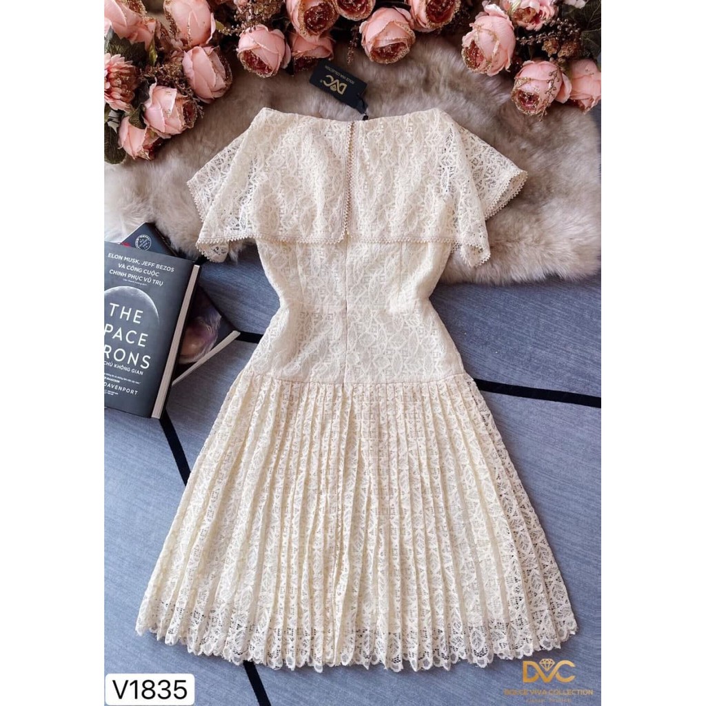 [𝐅𝐫𝐞𝐞𝐬𝐡𝐢𝐩]Đầm thiết kế👗Đẹp DVC 💕Váy thiết kế đính hoa điệu đà tiểu thư V1835 - Zin Dress Design [kèm ảnh thật]