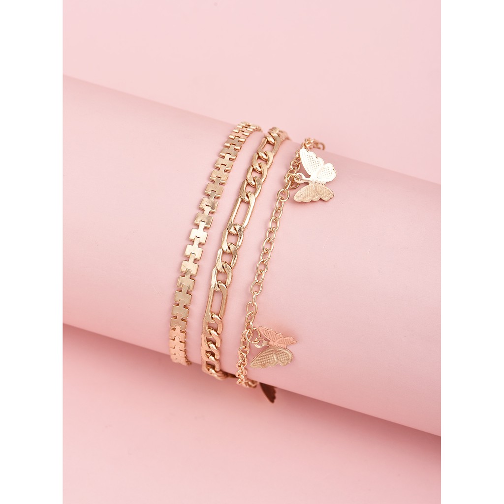 Set 3 Lắc Chân Phong Cách Cổ Điển Thời Trang Cho Nữ | BigBuy360 - bigbuy360.vn