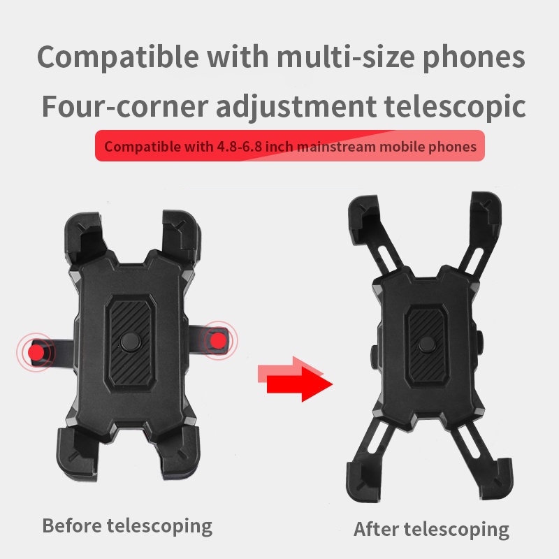 Giá đỡ điện thoại X-TIGER hình chữ X xoay 360 độ chống trượt thích hợp cho xe đạp/ xe máy/ iphone samsung xiaomi