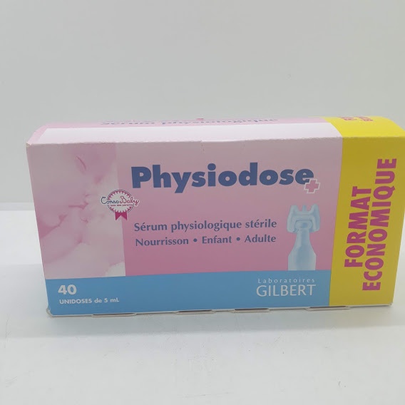 PHYSIODOSE MUỐI NHỎ MẮT MŨI TÉP HỒNG HỘP 40 ỐNG