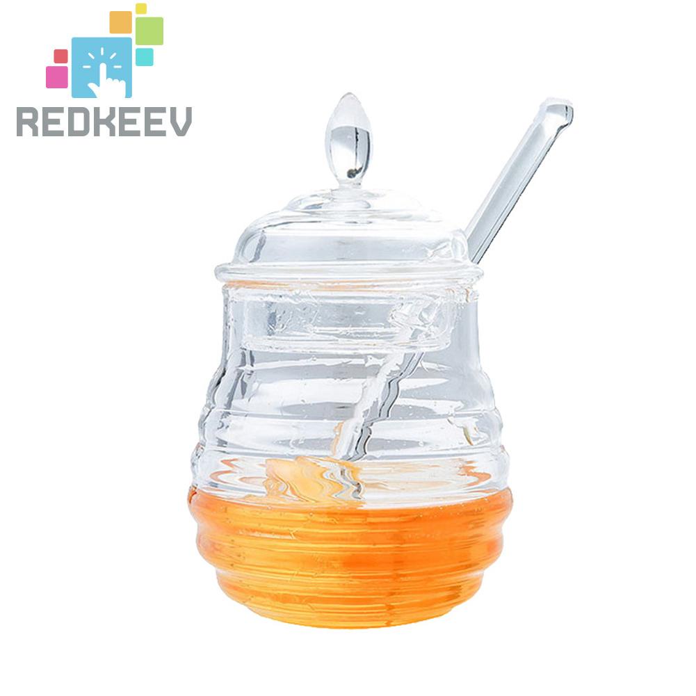 Hũ đựng mật ong kèm que lấy mật ong 245ml