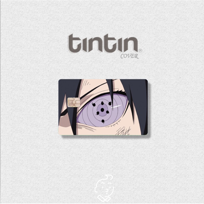 🔥NARUTO VERSION -Tem Dán Thẻ ATMSticker TinTin Trang Trí Thẻ Chống Xước, Nước