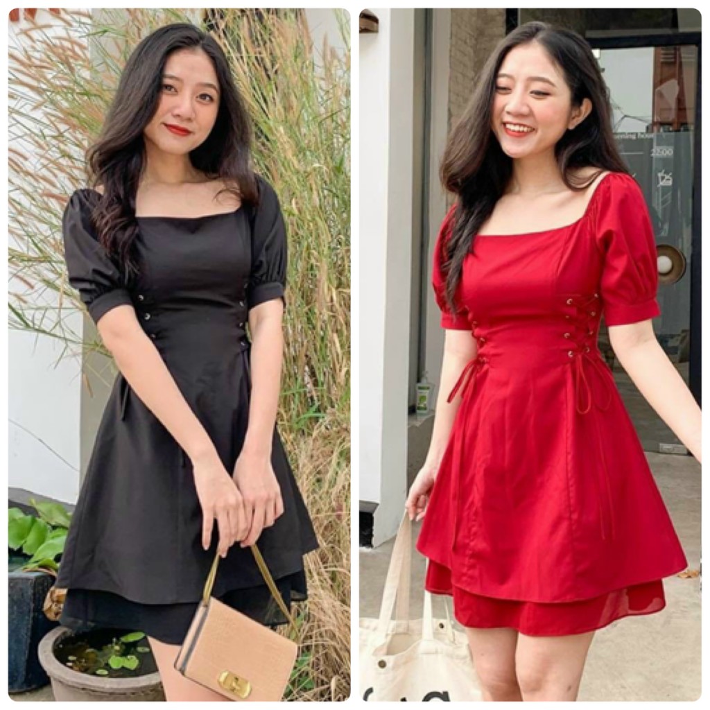 ĐẦM CỔ U ĐAN DÂY
