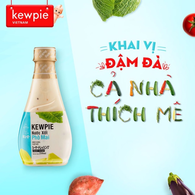 Nước sốt phô mai 210ml Kewpie