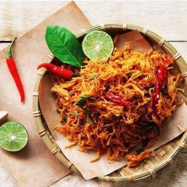 KHÔ GÀ LÁ CHANH - 300gr - MonMon Food - đồ ăn vặt Hà Nội
