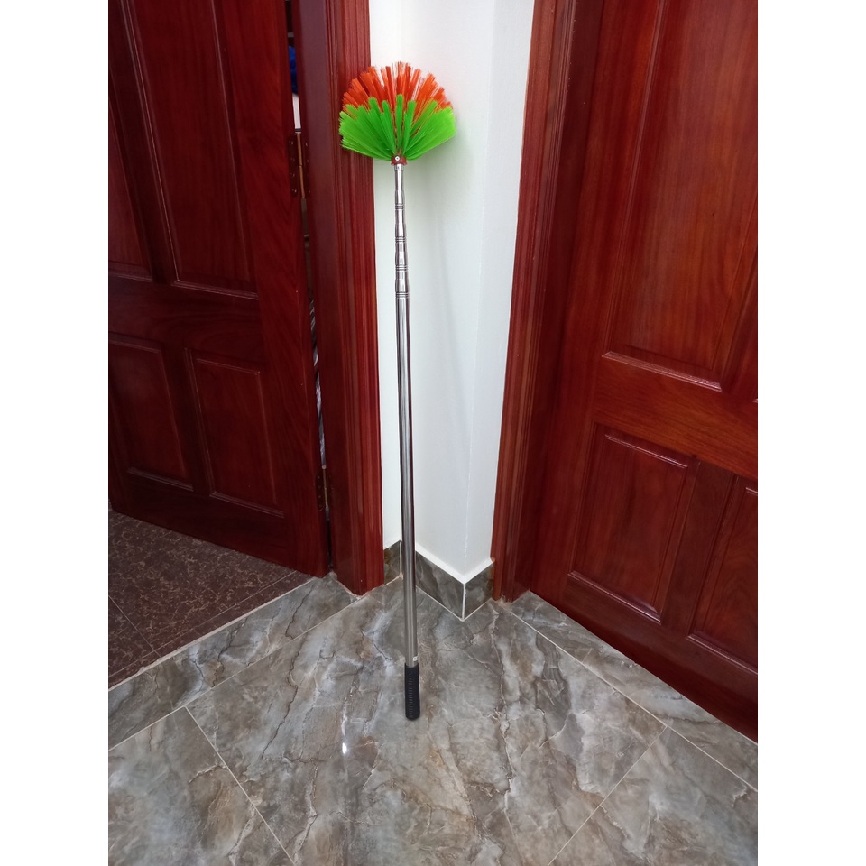 CHỔI QUÉT MẠNG NHỆN,CÂY VỆ SINH TRẦN NHÀ ĐA NĂNG,ĐỒ LAU BỤI TRÊN CAO,SÀO MÓC ĐỒ,KÈM THEO ĐẦU MÓC VÀ BÔNG CHỔI