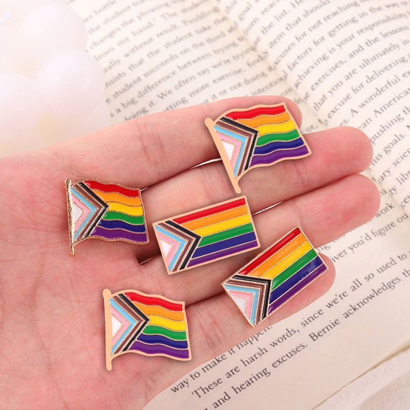 Bộ Ghim Cài Áo Cầu Vồng Hình Tuần Lộc Gay Lesbian