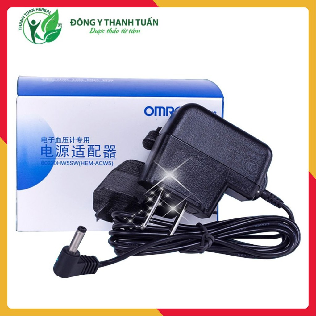 [PHỤ KIỆN] Bộ Đổi Nguồn Dùng Cho Máy Đo Huyết Áp Bắp Tay Omron - AC Adapter 6V 500mA