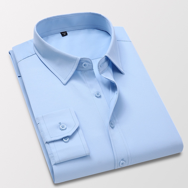 Áo Sơ Mi Nam Tay Dài Ôm Dáng Phong Cách Doanh Nhân Size M-5XL