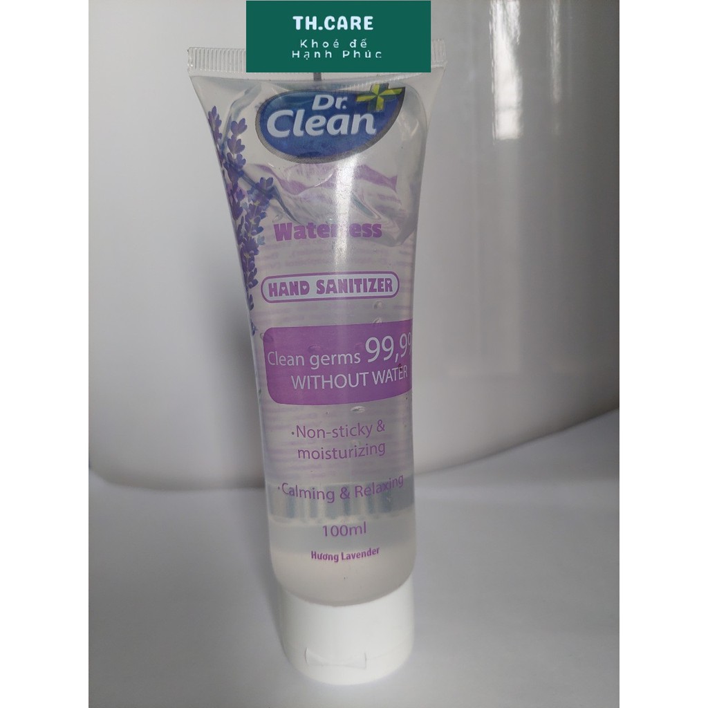 Tuýp gel rửa tay khô DR.CLEAN hương Trà Xanh và  lavender 100ml | BigBuy360 - bigbuy360.vn