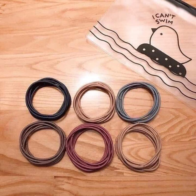 SÉT 100 CHIẾC DÂY CHUN BUỘC TÓC CHO MẸ VÀ BÉ