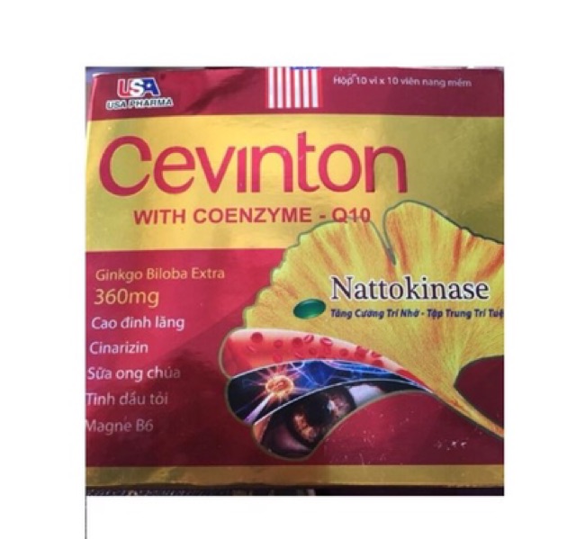 VIÊN UỐNG BỔ NÃO CEVINTON, tăng cường lưu thông máu não