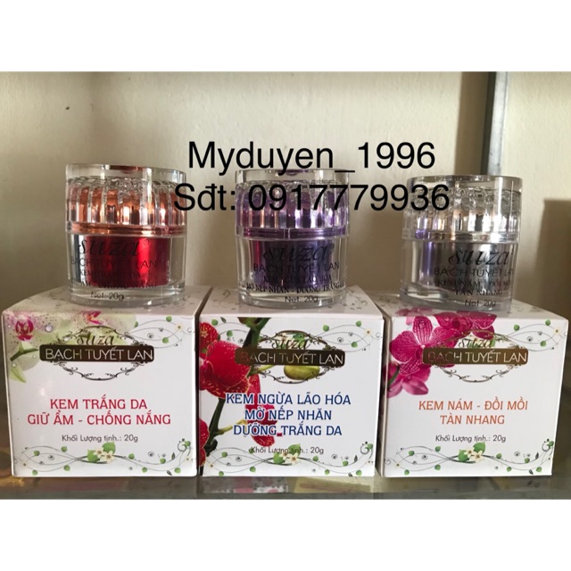 Kem dưỡng trắng da mặt Bạch Tuyết Lan