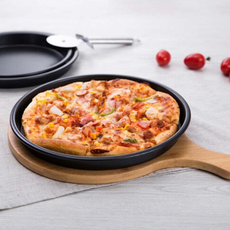 Khay Nướng Bánh Pizza Hình Tròn 6 Inch 8 Inch