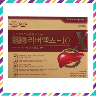 [ Chính Hãng ] Viên Uống Bổ Gan Kwangdong LiverX-10 Hàn Quốc, Hộp 120 Viên, Giúp Giải Độc Gan Bảo Vệ Sức Khỏe Lá Gan