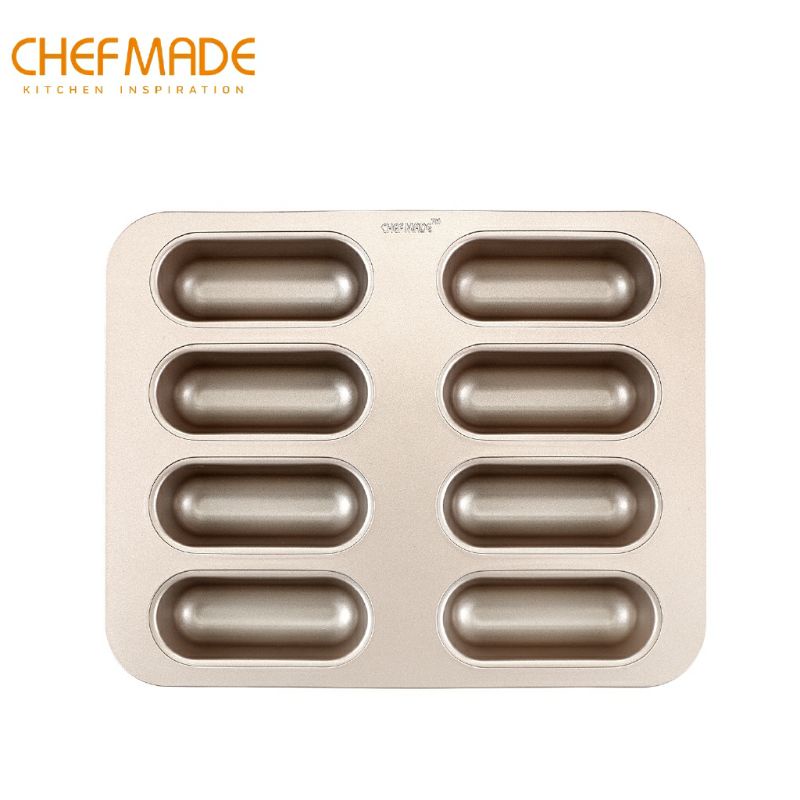 Khuôn thép carbon làm bánh 8 ngăn CHEFMADE