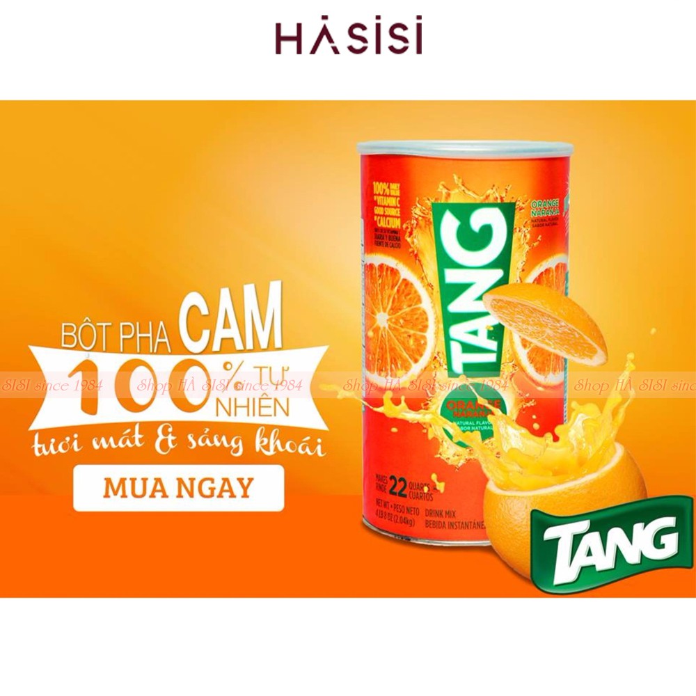 Bột Pha Cam TANG ORANGE NARANJA Mỹ 2.04kg